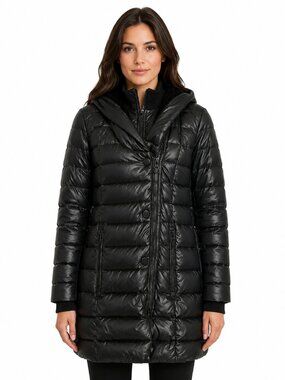 RUD Styled by Rudsak Asymmetrical Zip Puffer Coat (Size S/P)